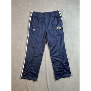 Adidas Track Sweatpants Men’s XL Navy Blue Kent State Logo Elastic Waist